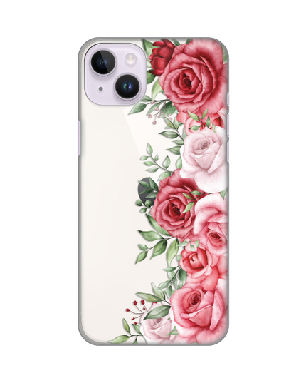 Torbica Silikonska Print Skin za iPhone 14 Plus 6.7 Wild Roses