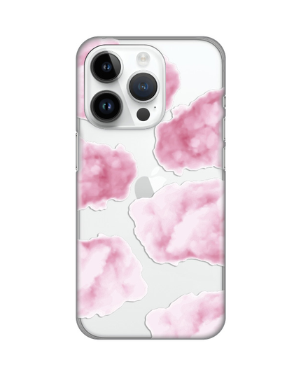 Torbica Silikonska Print Skin za iPhone 14 Pro 6.1 Pink Clouds