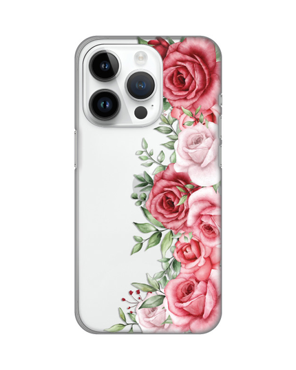 Torbica Silikonska Print Skin za iPhone 14 Pro 6.1 Wild Roses