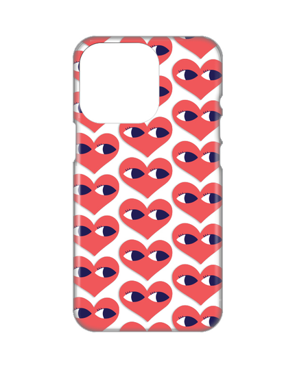Torbica Silikonska Print Skin za iPhone 14 Pro Max 6.7 Eye Heart Pattern
