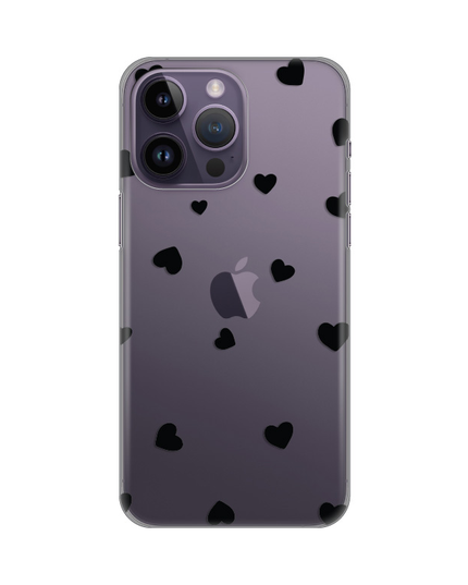 Torbica Silikonska Print Skin za iPhone 14 Pro Max 6.7 Hearts