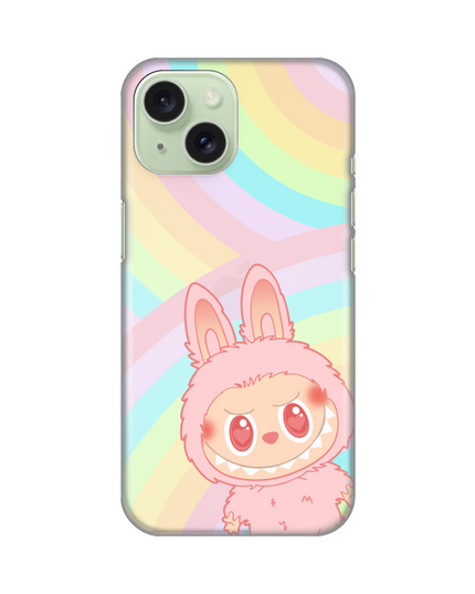 Torbica Silikonska Print Skin za iPhone 15 6.1 La Bubu Rainbow