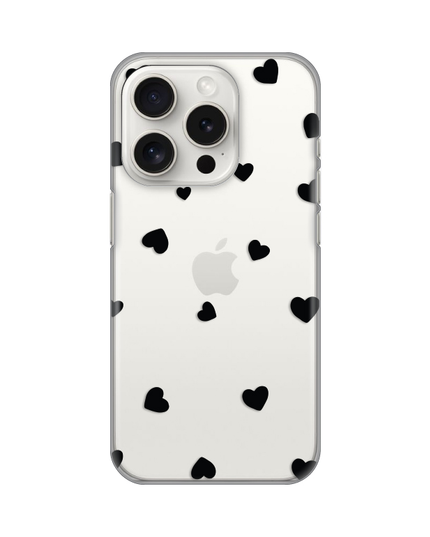 Torbica Silikonska Print Skin za iPhone 15 Pro 6.1 Hearts