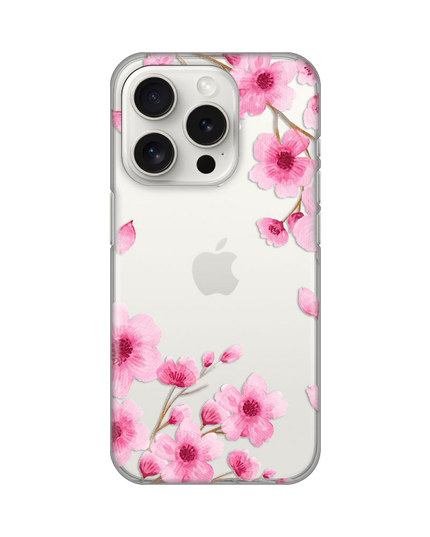 Torbica Silikonska Print Skin za iPhone 15 Pro 6.1 Rose flowers