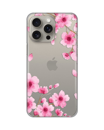 Torbica Silikonska Print Skin za iPhone 15 Pro Max 6.7 Rose flowers
