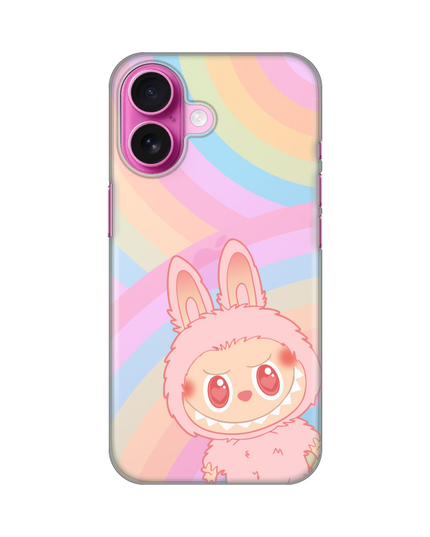 Torbica Silikonska Print Skin za iPhone 16 6.1 La Bubu Rainbow