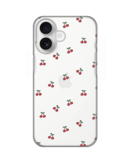 Torbica Silikonska Print Skin za iPhone 16 6.1 Little Cherry