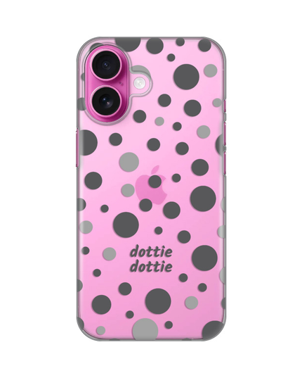 Torbica Silikonska Print Skin za iPhone 16 6.1 Dottie Dottie Gray