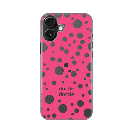 Torbica Silikonska Print Skin za iPhone 16 Plus 6.7 Dottie Dottie Pink