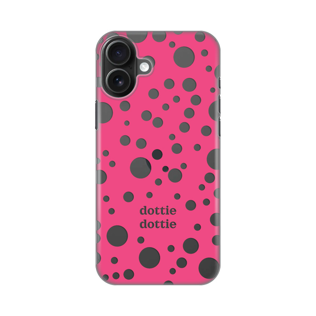 Torbica Silikonska Print Skin za iPhone 16 Plus 6.7 Dottie Dottie Pink