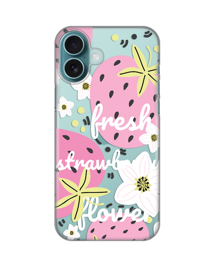 Torbica Silikonska Print Skin za iPhone 16 Plus 6.7 Fresh Pink