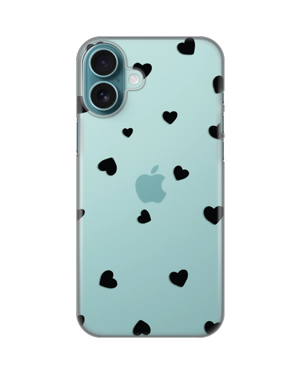 Torbica Silikonska Print Skin za iPhone 16 Plus 6.7 Hearts