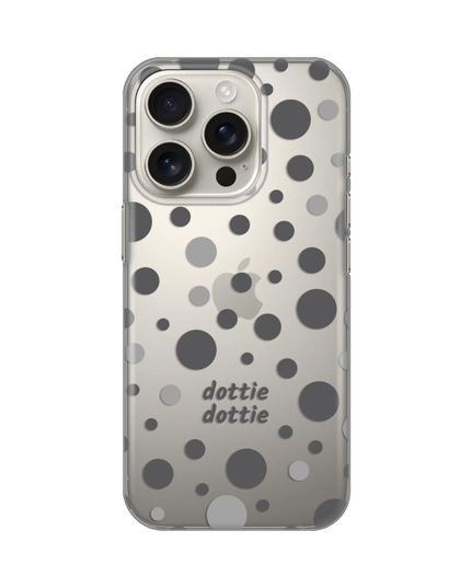 Torbica Silikonska Print Skin za iPhone 16 Pro 6.3 Dottie Dottie Gray