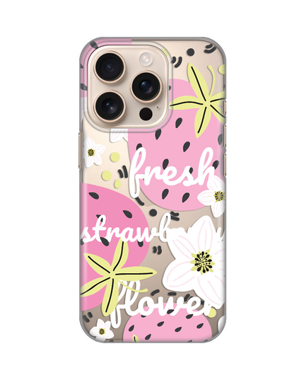 Torbica Silikonska Print Skin za iPhone 16 Pro 6.3 Fresh Pink