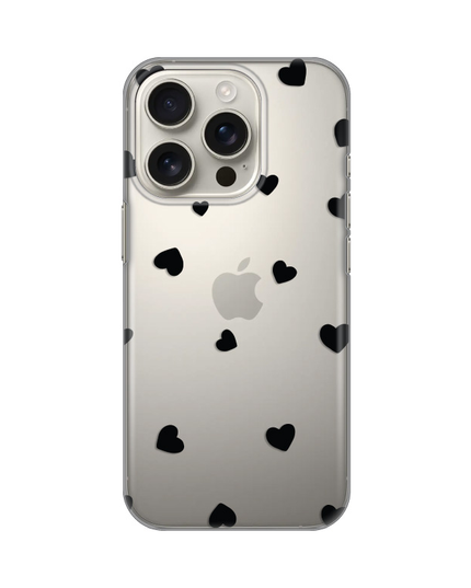 Torbica Silikonska Print Skin za iPhone 16 Pro 6.3 Hearts