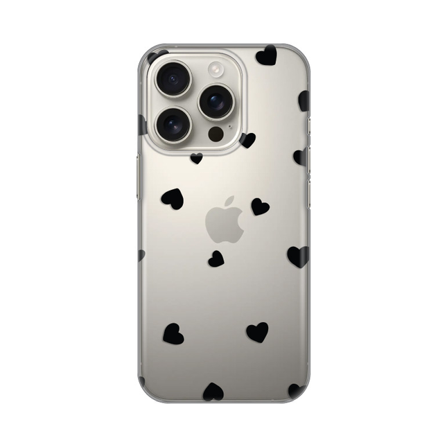 Torbica Silikonska Print Skin za iPhone 16 Pro 6.3 Hearts