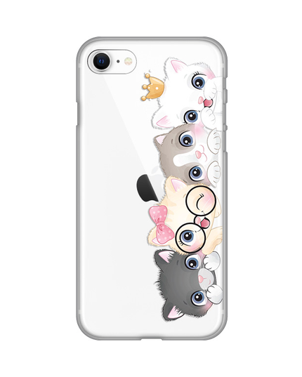 Torbica Silikonska Print Skin za iPhone 7/8/SE 2020/2022 Cats