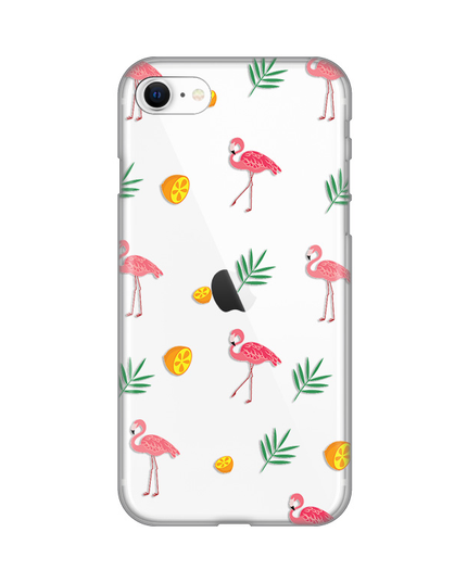 Torbica Silikonska Print Skin za iPhone 7/8/SE 2020/2022 Flamingos