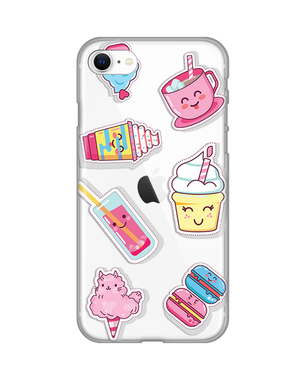 Torbica Silikonska Print Skin za iPhone 7/8/SE 2020/2022 Ice cream