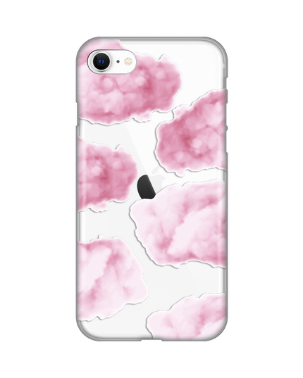 Torbica Silikonska Print Skin za iPhone 7/8/SE 2020/2022 Pink Clouds