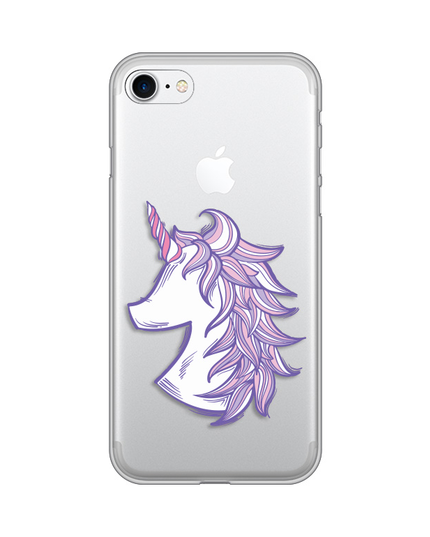 Torbica Silikonska Print Skin za iPhone 7/8/SE 2020/2022 Purple Unicorn