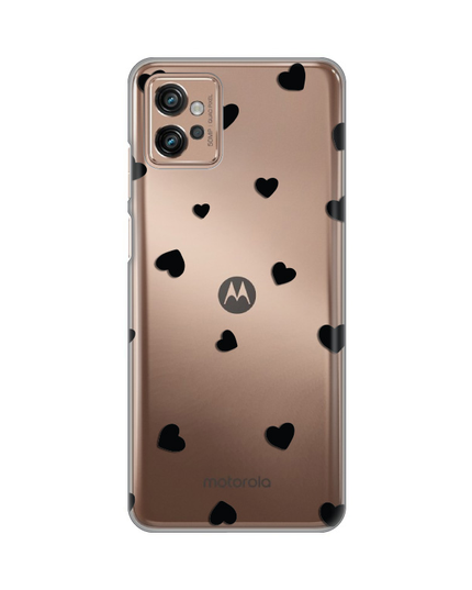 Torbica silikonska Print Skin za Motorola Moto G32 Hearts
