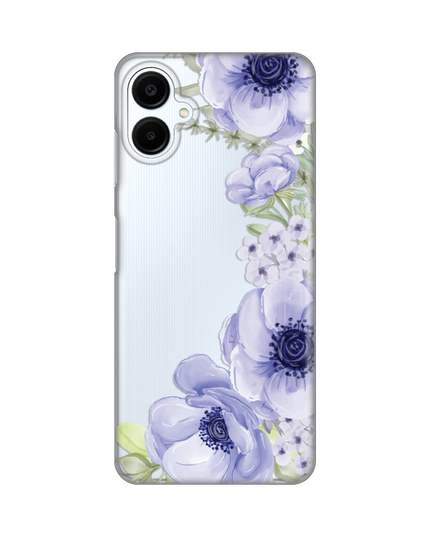 Torbica Silikonska Print Skin za Samsung A065F Galaxy A06 Blue Roses