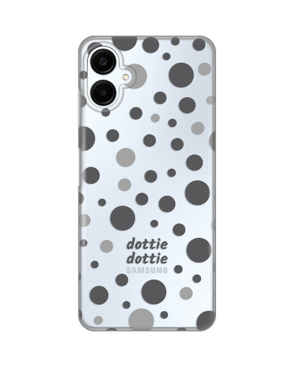 Torbica Silikonska Print Skin za Samsung A065F Galaxy A06 Dottie Dottie Gray