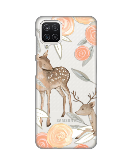 Torbica Silikonska Print Skin za Samsung A125F Galaxy A12 Flower Deer