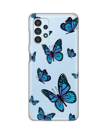 Torbica Silikonska Print Skin za Samsung A135F Galaxy A13 4G Blue butterfly