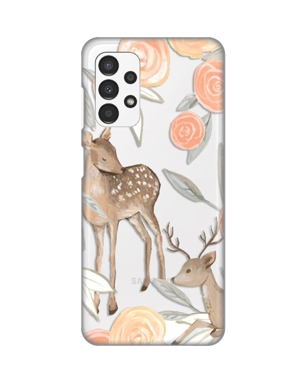 Torbica Silikonska Print Skin za Samsung A135F Galaxy A13 4G Flower Deer