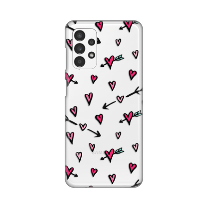 Torbica Silikonska Print Skin za Samsung A135F Galaxy A13 4G Heart Pattern