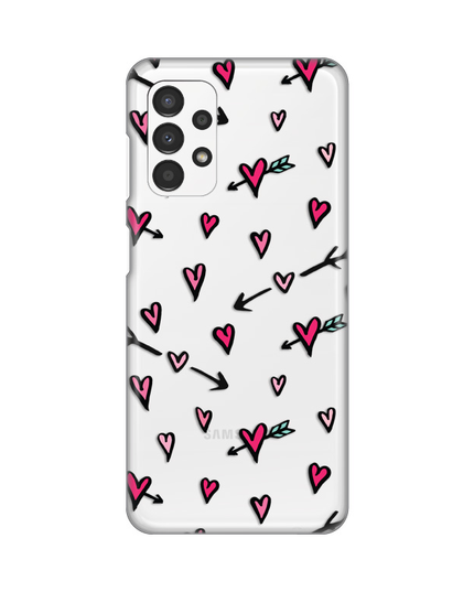 Torbica Silikonska Print Skin za Samsung A135F Galaxy A13 4G Heart Pattern
