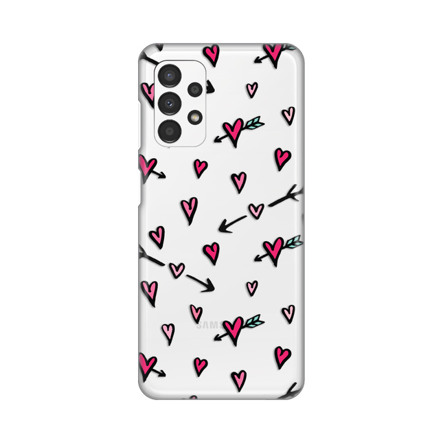 Torbica Silikonska Print Skin za Samsung A135F Galaxy A13 4G Heart Pattern