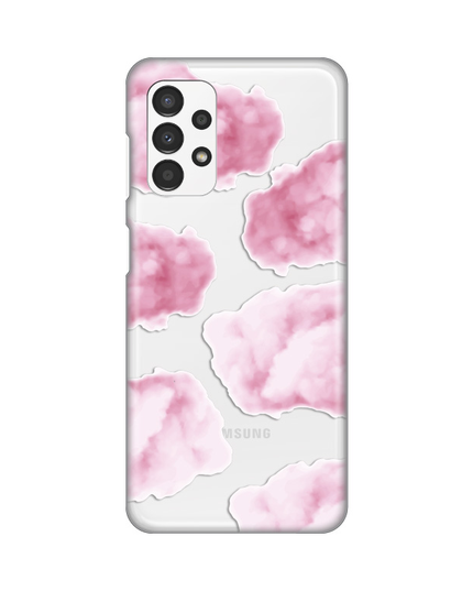 Torbica Silikonska Print Skin za Samsung A135F Galaxy A13 4G Pink Clouds
