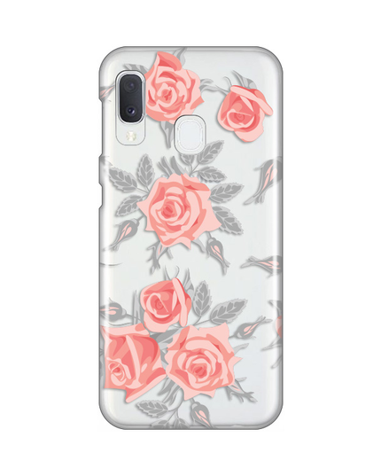 Torbica Silikonska Print Skin za Samsung A202F Galaxy A20e Elegant Roses