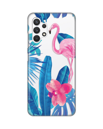 Torbica Silikonska Print Skin za Samsung A325F Galaxy A32 4G Summer Flamingo