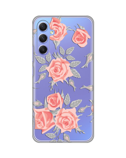 Torbica Silikonska Print Skin za Samsung A346B Galaxy A34 5G Elegant Roses