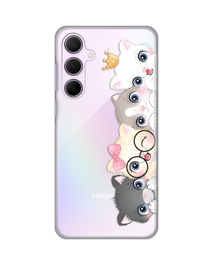 Torbica Silikonska Print Skin za Samsung A356B Galaxy A35 5G Cats