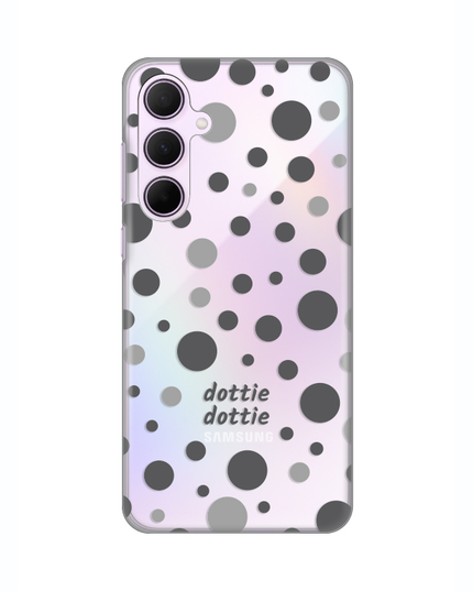 Torbica Silikonska Print Skin za Samsung A356B Galaxy A35 5G Dottie Dottie Gray