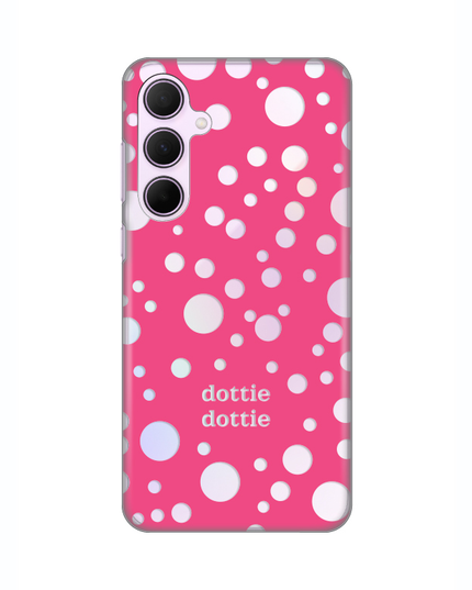 Torbica Silikonska Print Skin za Samsung A356B Galaxy A35 5G Dottie Dottie Pink