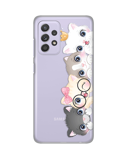 Torbica Silikonska Print Skin za Samsung A525F/A526B/A528B Galaxy A52 4G/A52 5G/A52s 5G Cats