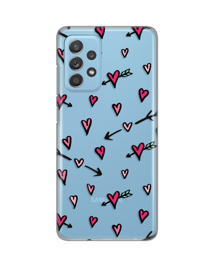 Torbica Silikonska Print Skin za Samsung A525F/A526B/A528B Galaxy A52 4G/A52 5G/A52s 5G Heart Pattern