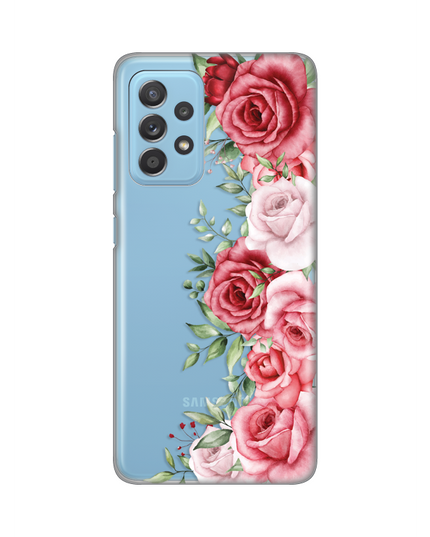 Torbica Silikonska Print Skin za Samsung A525F/A526B/A528B Galaxy A52 4G/A52 5G/A52s 5G Wild Roses