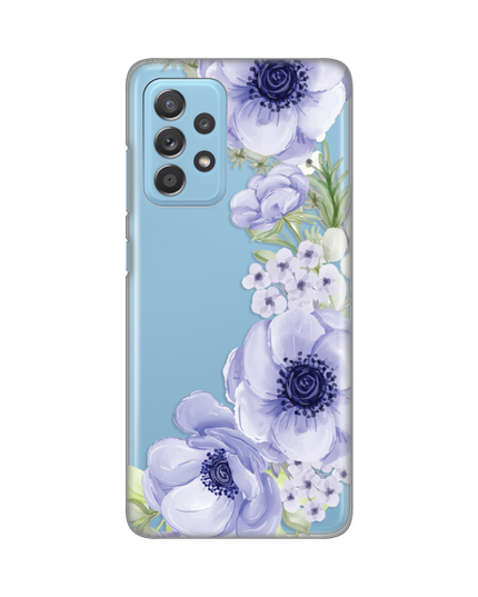 Torbica Silikonska Print Skin za Samsung A525F/A526B/A528B Galaxy A52 4G/A52 5G/A52s 5G Blue Roses