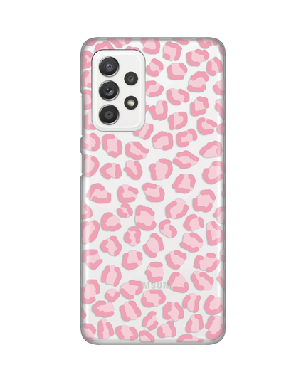 Torbica Silikonska Print Skin za Samsung A525F/A526B/A528B Galaxy A52 4G/A52 5G/A52s 5G Pink Cheetah