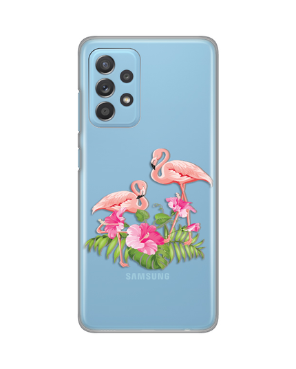 Torbica Silikonska Print Skin za Samsung A536B Galaxy A53 5G Flamingo