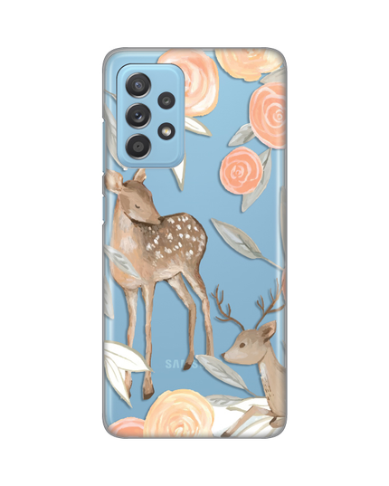 Torbica Silikonska Print Skin za Samsung A536B Galaxy A53 5G Flower Deer
