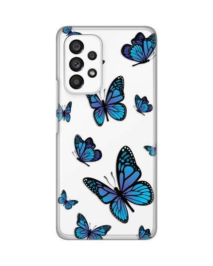 Torbica Silikonska Print Skin za Samsung A536B Galaxy A53 5G Blue butterfly