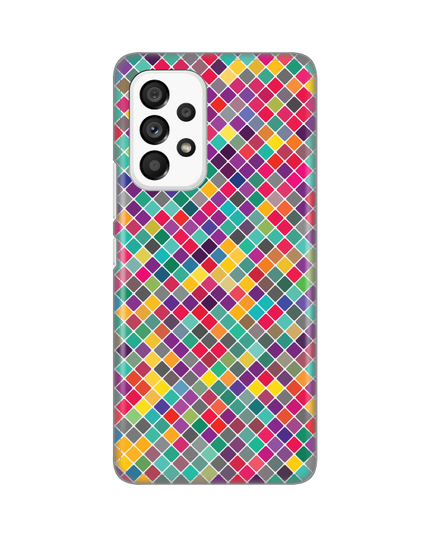 Torbica Silikonska Print Skin za Samsung A536B Galaxy A53 5G Colorful cubes